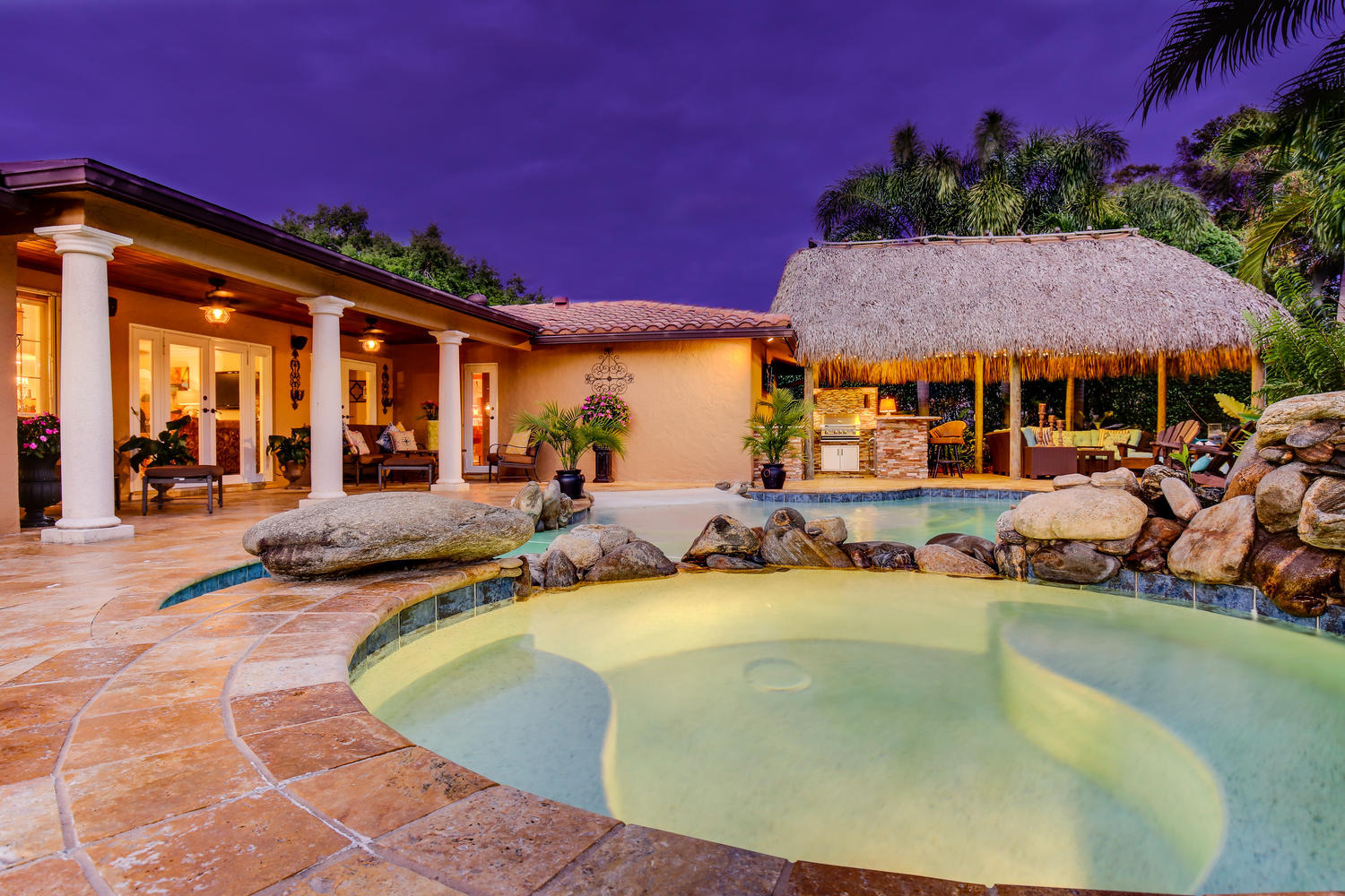 1198 Southwest 20th Street Boca Raton, FL 33486 - Photo 2 of 53 Pool/Tiki Lounge