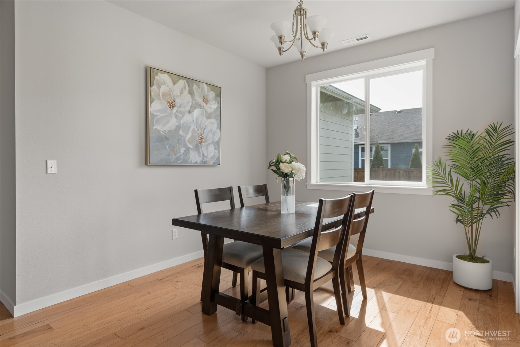 1768 East Rio Vista Avenue Burlington, WA 98233 - Photo 12 of 37 a view of a dining room with furniture window and wooden floor