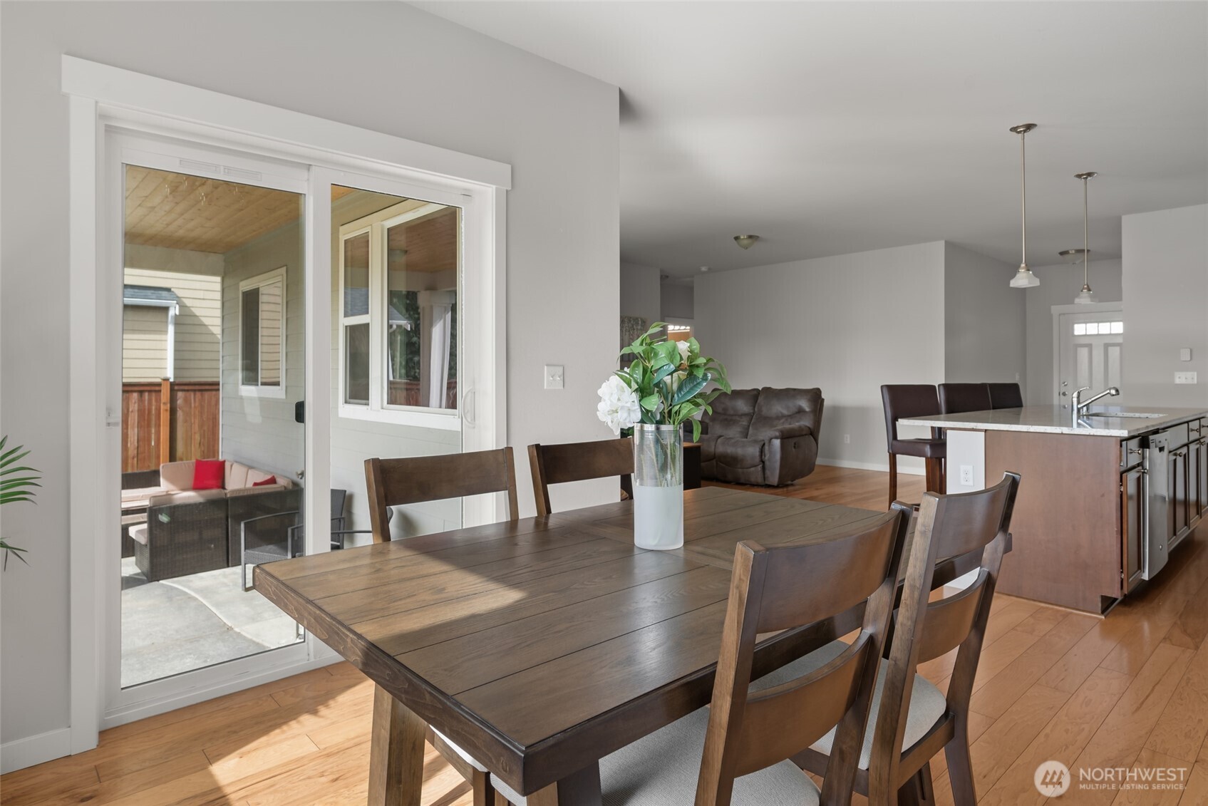 1768 East Rio Vista Avenue Burlington, WA 98233 - Photo 13 of 37 a view of a dining room with furniture and wooden floor