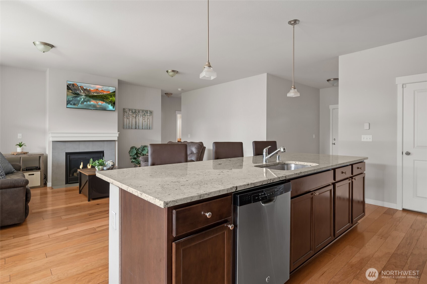 1768 East Rio Vista Avenue Burlington, WA 98233 - Photo 10 of 37 a large kitchen with a table and chairs