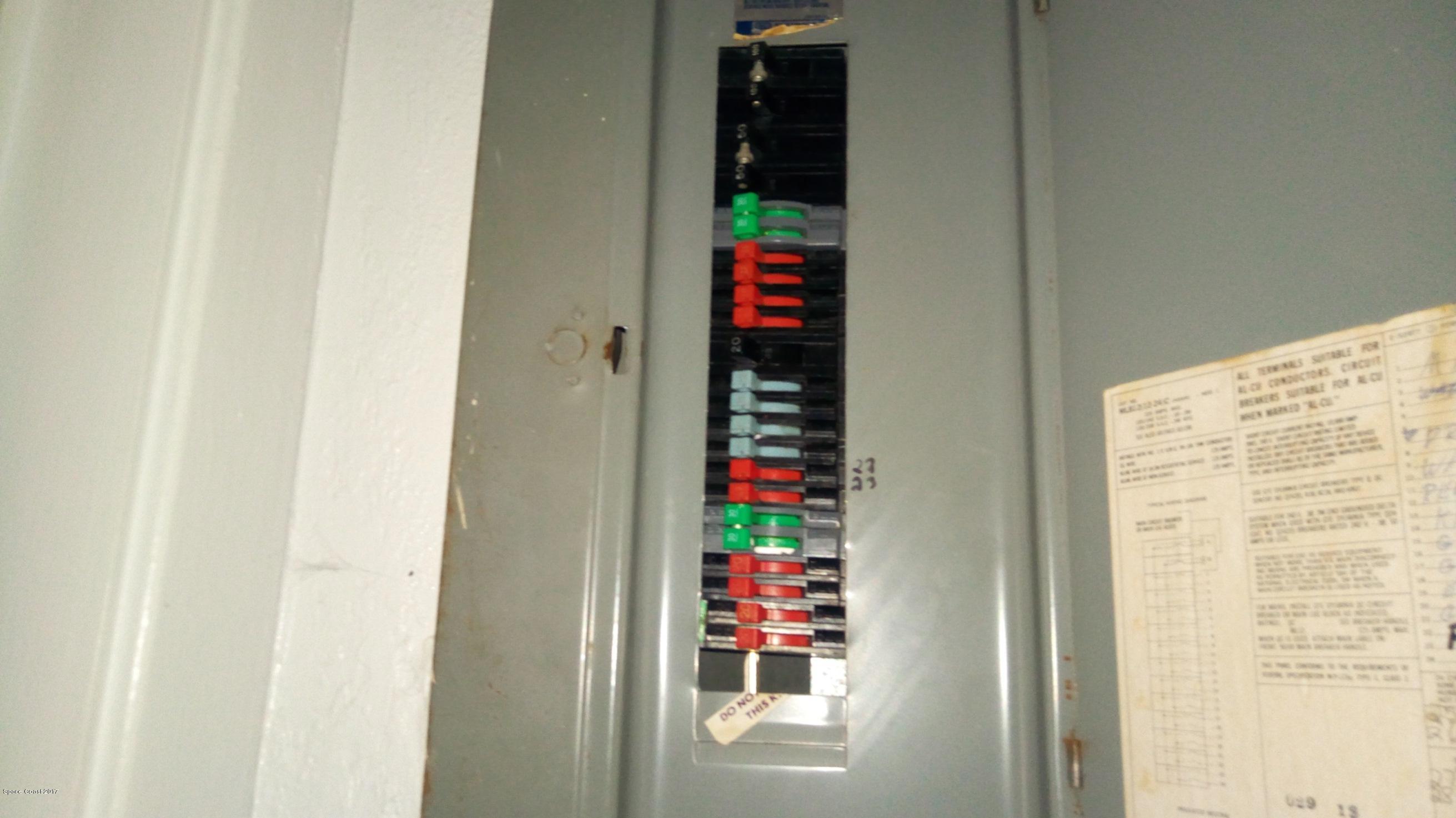 1106 Montclair Road Cocoa, FL 32922 - Photo 7 of 10 1106 Montclair Dr-ELECTRIC PANEL