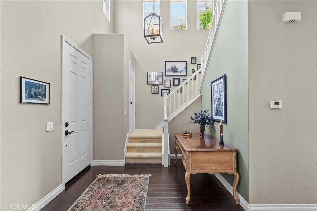 28409 Connick Place Saugus, CA 91350 - Photo 26 of 66 a view of entryway with stairs and wooden floor