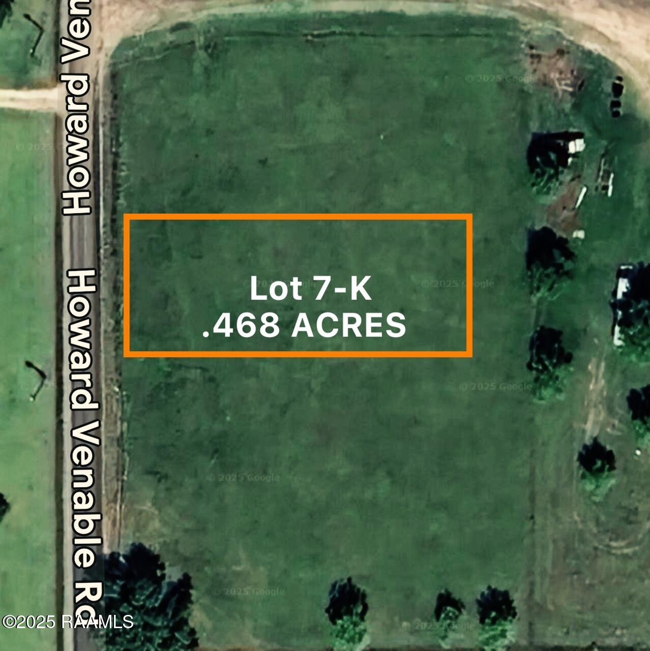 0 Howard Venable Road Sunset, LA 70584 - Photo 3 of 3 Lot 7-K (Approximate)