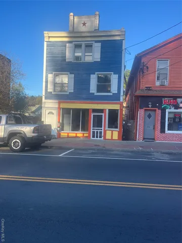 a view of building with door