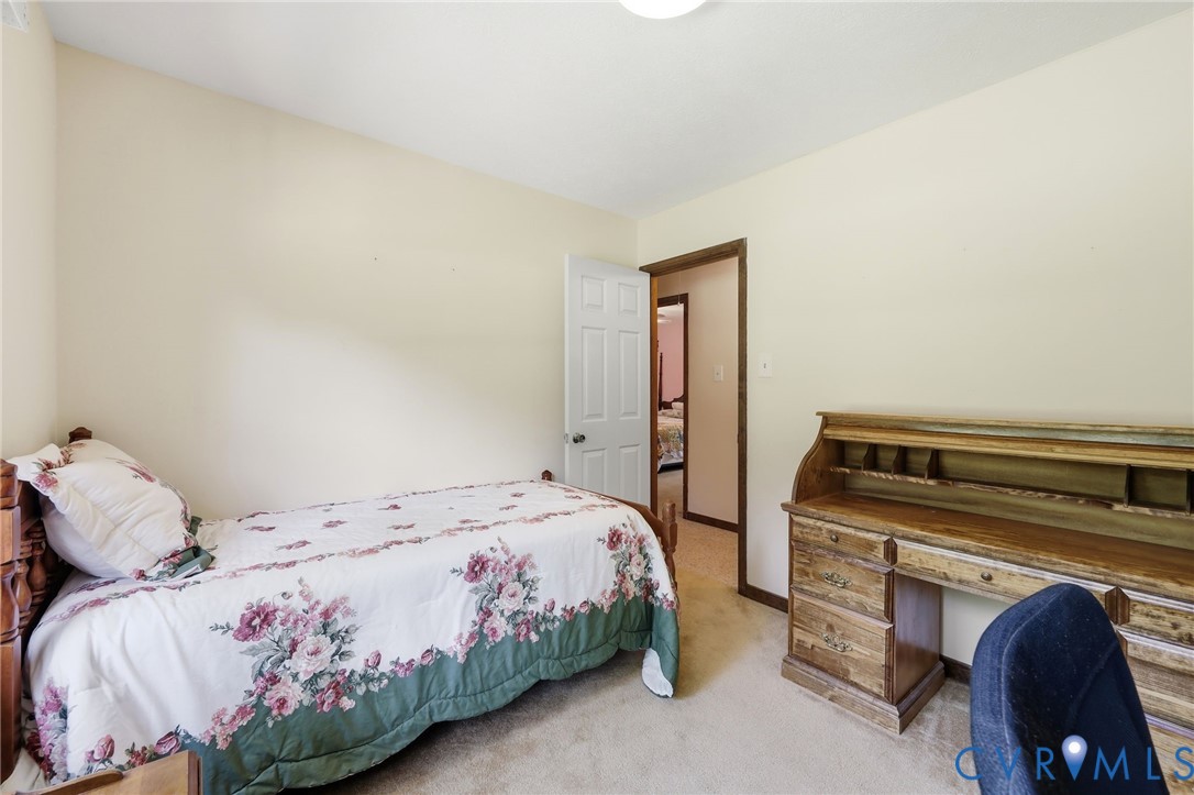 10111 Tunstall Road New Kent, VA 23124 - Photo 26 of 52 Neutral wall color with carpeted flooring througho