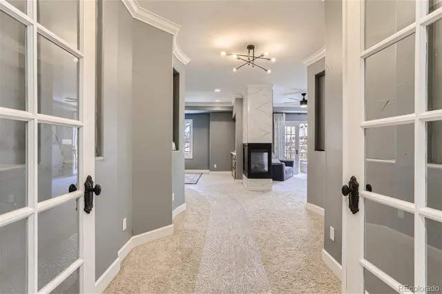 a bathroom with a sink a mirror and shower