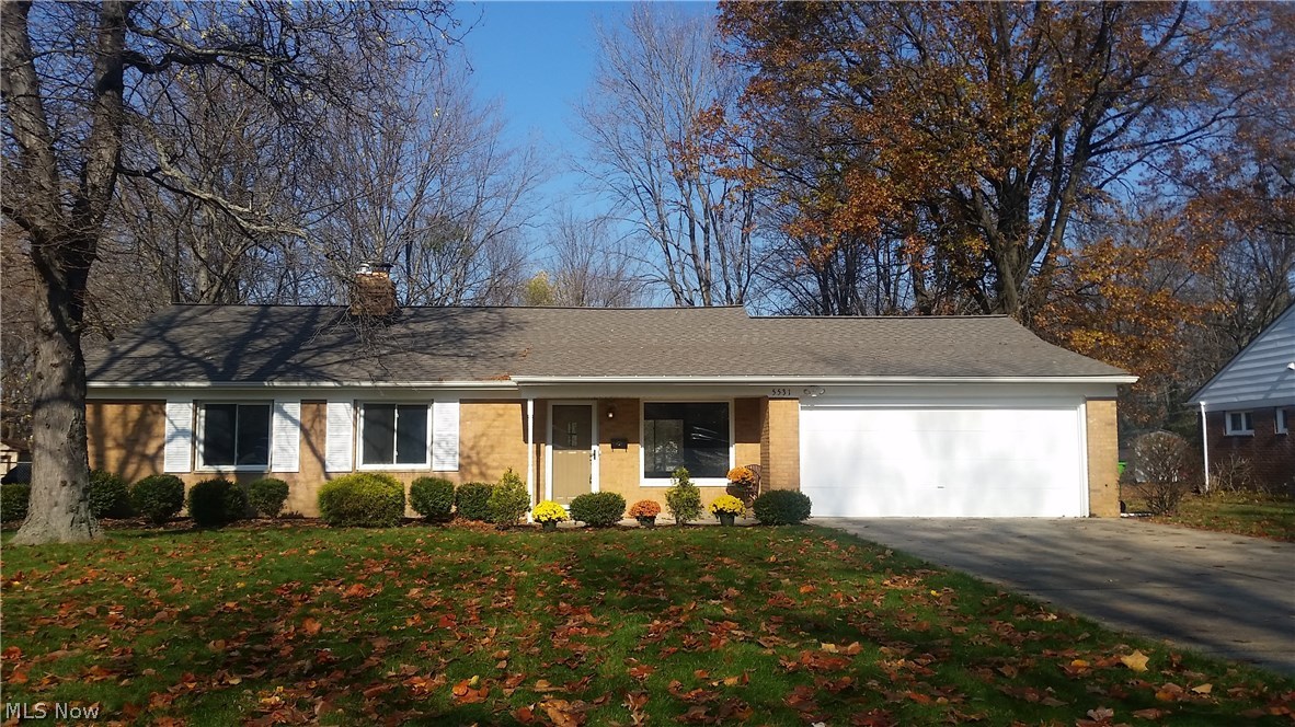 5531 Roy Road Cleveland, OH 44143 - Photo 1 of 15 3 bed 2 full bath brick ranch on private setting in Highland Heights!