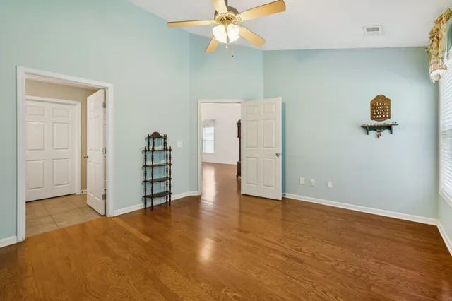 wooden floor in an empty room