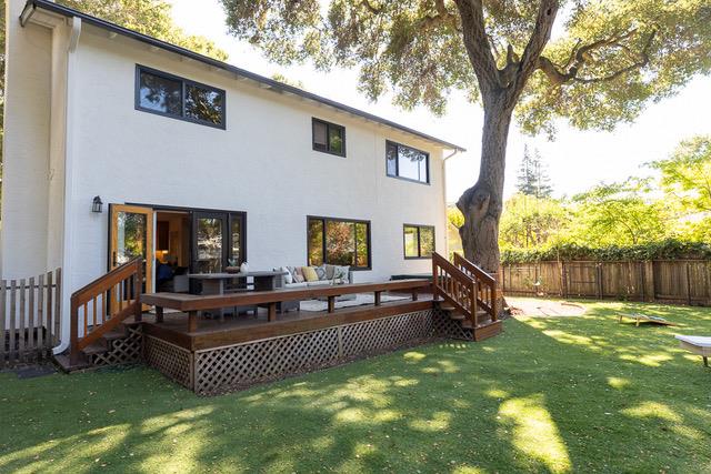 3523 Oak Drive Menlo Park, CA 94025 - Photo 19 of 20 a view of house and outdoor space with swimming pool