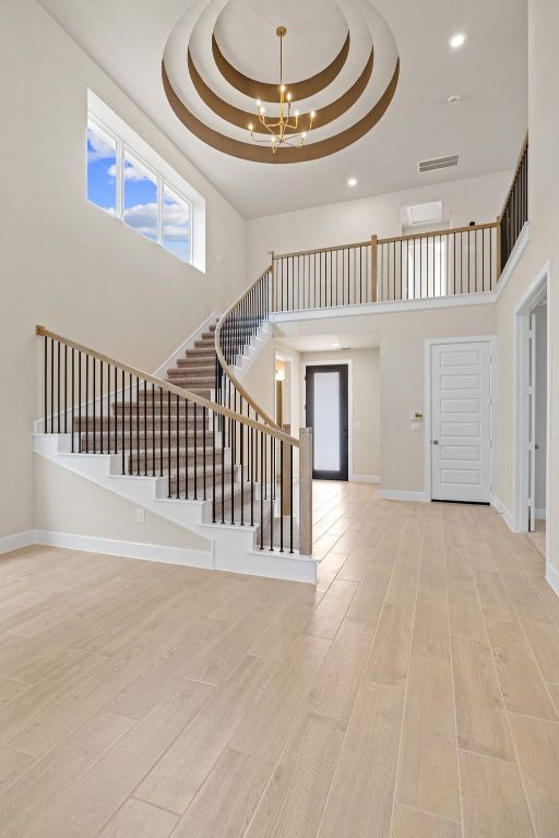 621 Buckaroo Drive Georgetown, TX 78633 - Photo 3 of 30 a view of livingroom with staircase