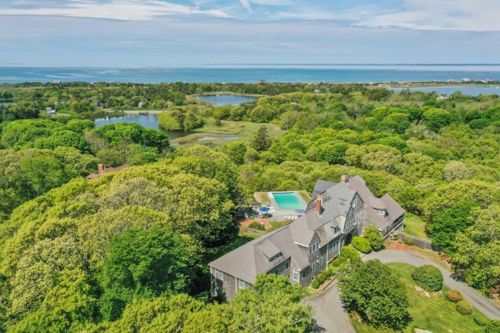 27 Frazar Road Falmouth, MA 02540 - Photo 1 of 27 27 Frazar - Aerial with Pool