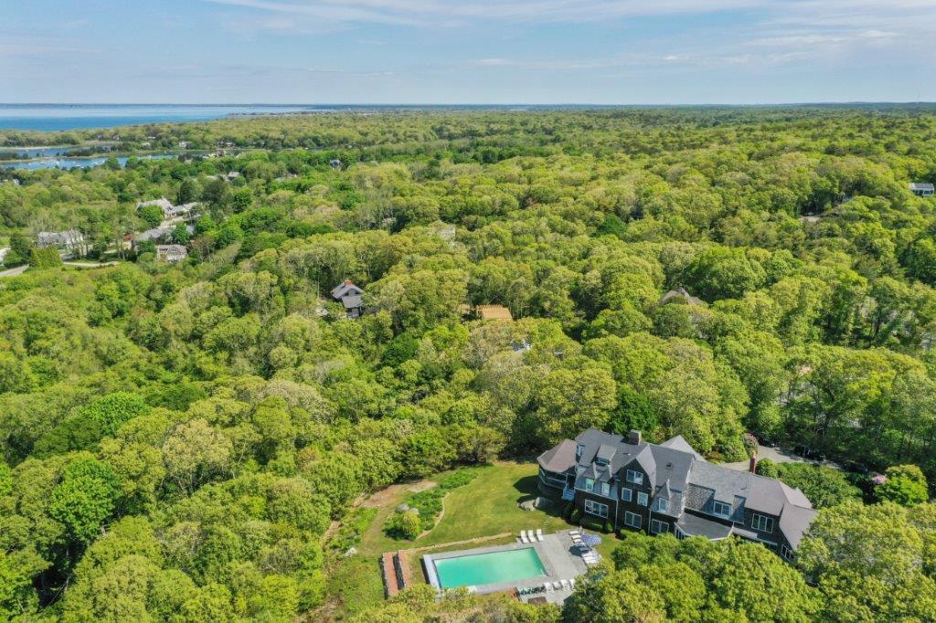 27 Frazar Road Falmouth, MA 02540 - Photo 19 of 27 27 Frazar Back Yard Aerial