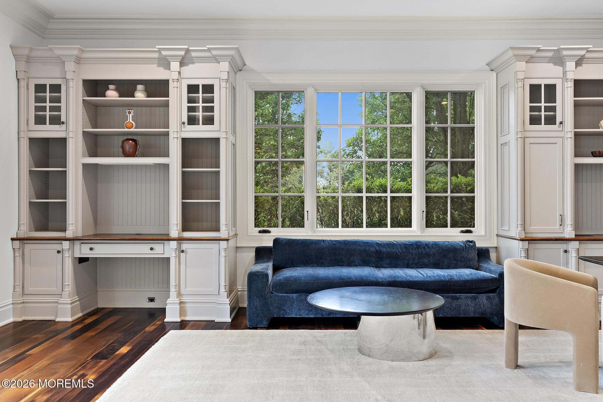 88 Montrose Road Colts Neck, NJ 07722 - Photo 27 of 73 a living room with furniture and a large window