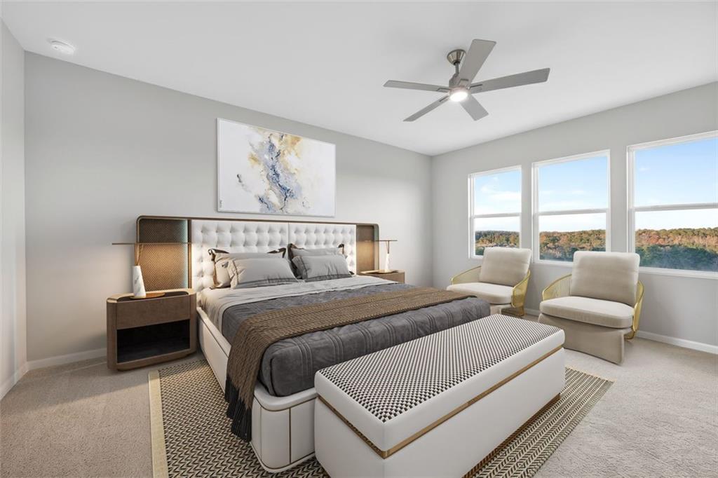 3455 Jasmine Way Atlanta, GA 30331 - Photo 16 of 46 a bedroom with a bed and window