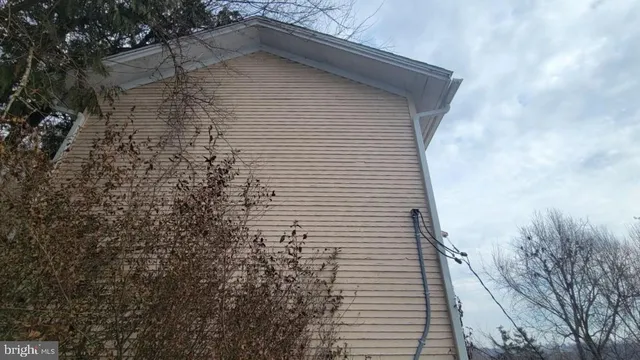 a brick house with a outdoor space