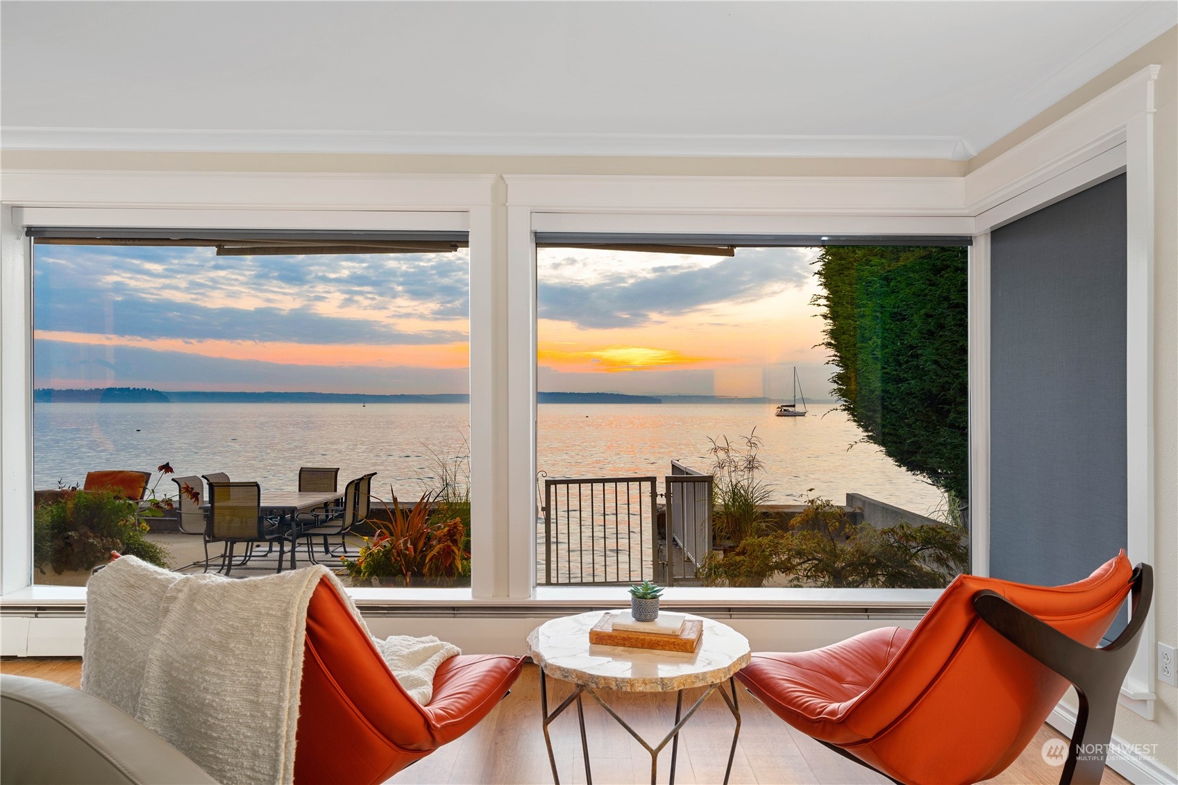 7127 Beach Drive Southwest Seattle, WA 98136 - Photo 12 of 33 a outdoor living space with furniture and city view