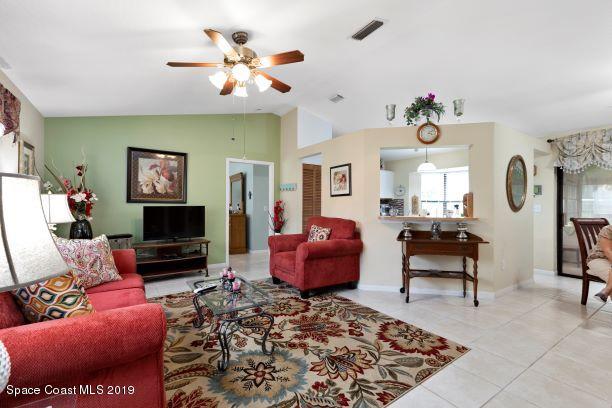 1798 Viburnum Road Northwest Palm Bay, FL 32907 - Photo 3 of 31 Living Room view from entry