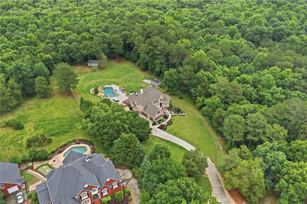 2950 Callie Still Road Lawrenceville, GA 30045 - Photo 68 of 77 an aerial view of a house
