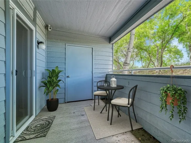 a view of a staircase door