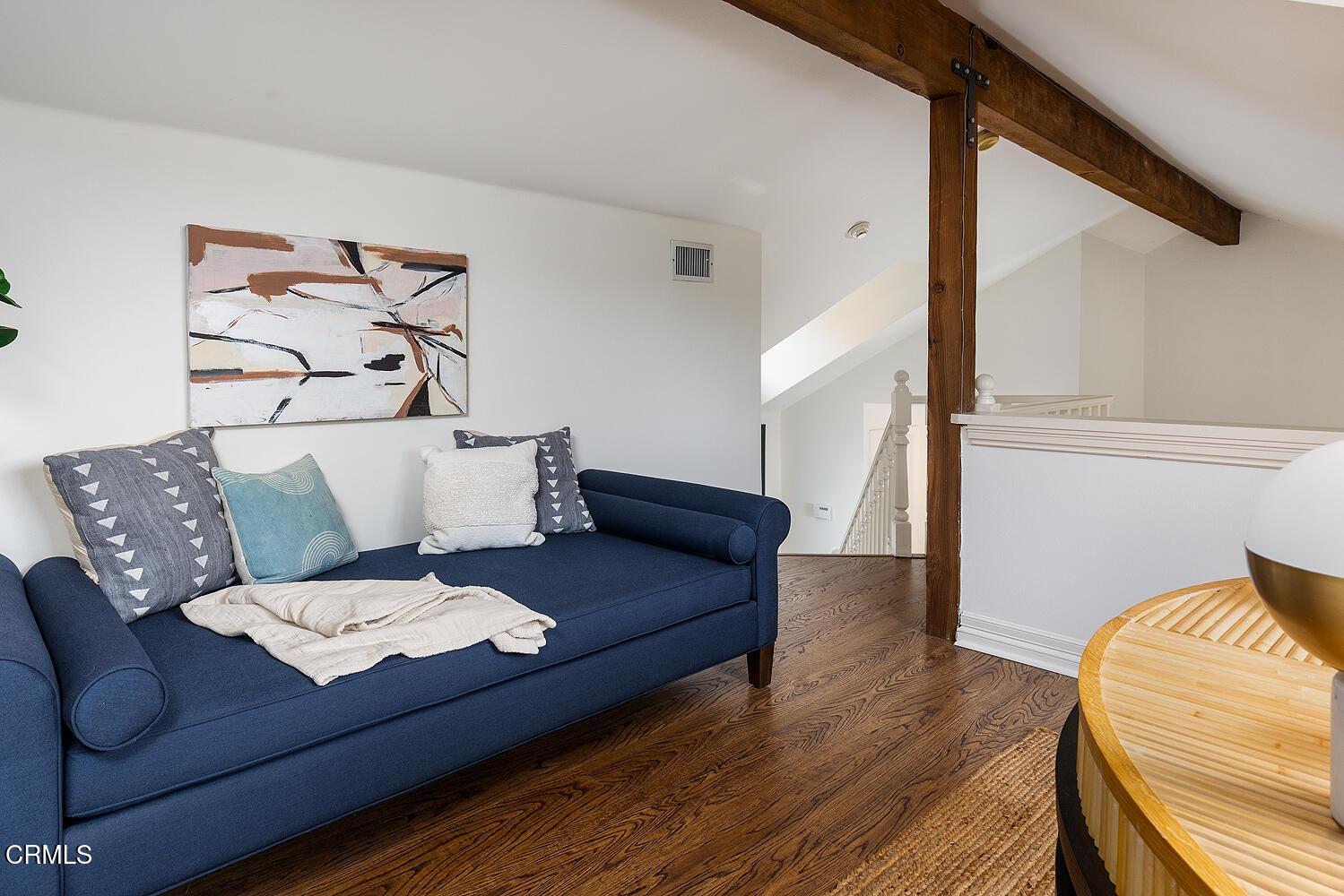 1386 Glen Oaks Boulevard Pasadena, CA 91105 - Photo 26 of 47 a living room with furniture and wooden floor