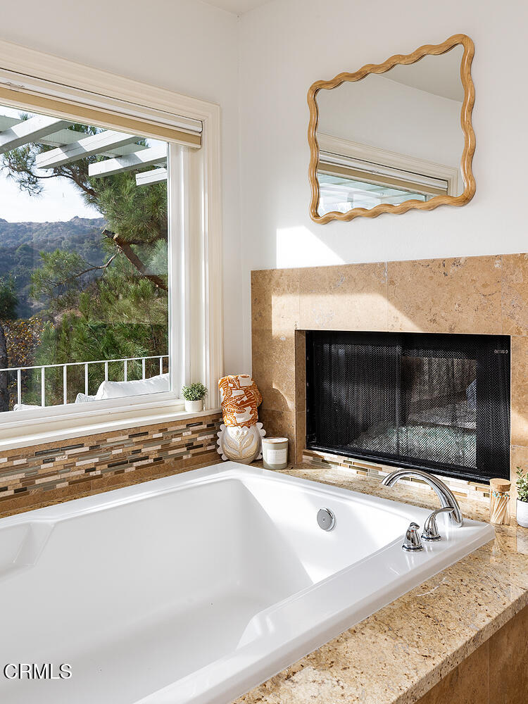 1386 Glen Oaks Boulevard Pasadena, CA 91105 - Photo 34 of 47 a view of living room with furniture and a fireplace