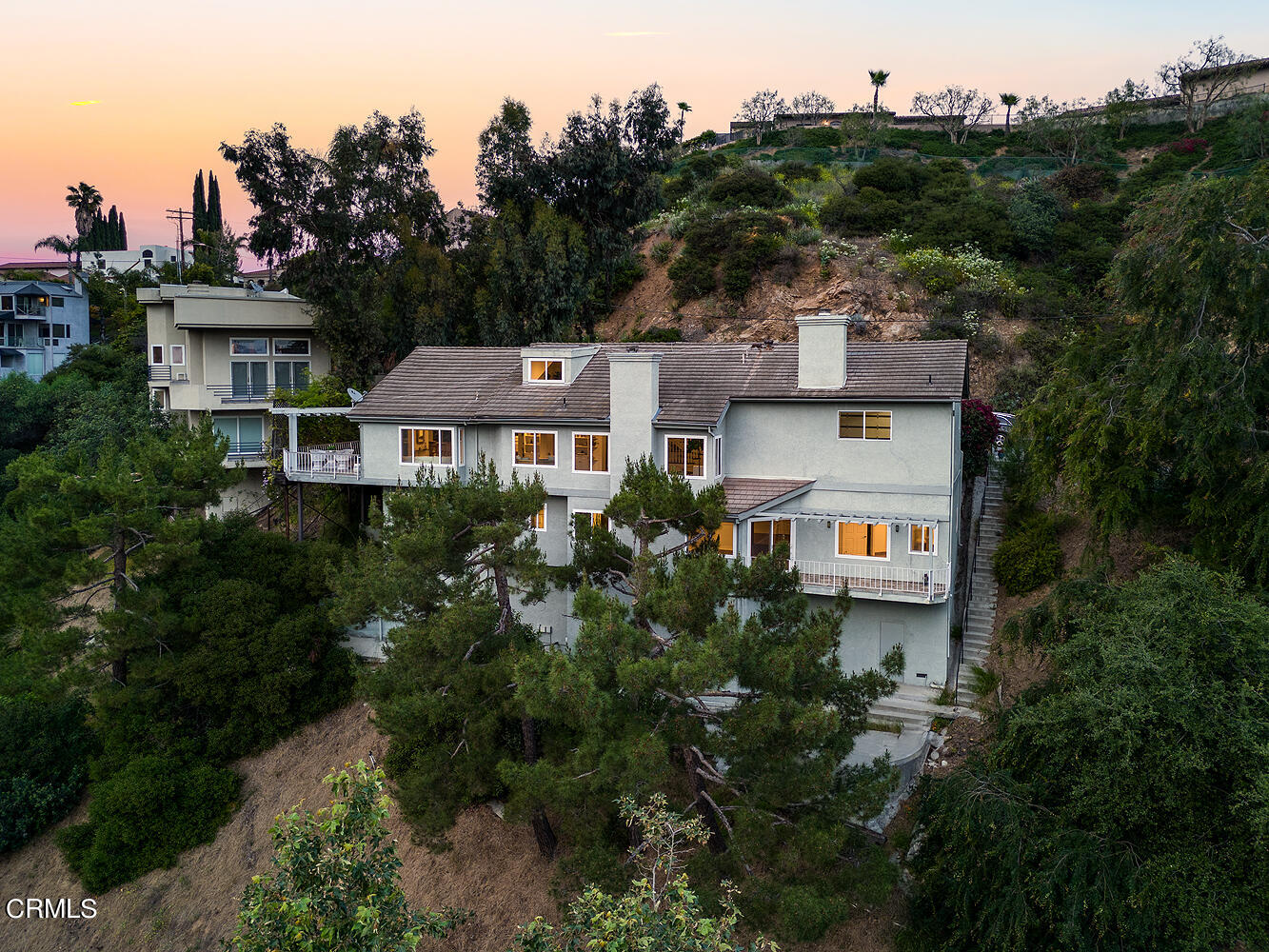 1386 Glen Oaks Boulevard Pasadena, CA 91105 - Photo 45 of 47 an aerial view of multiple house