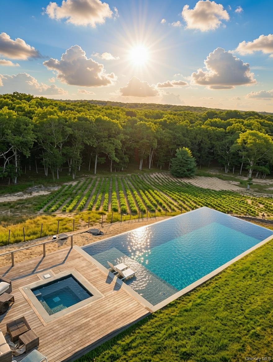 29 Huntting Road East Hampton, NY 11937 - Photo 1 of 29 a view of swimming pool from a balcony