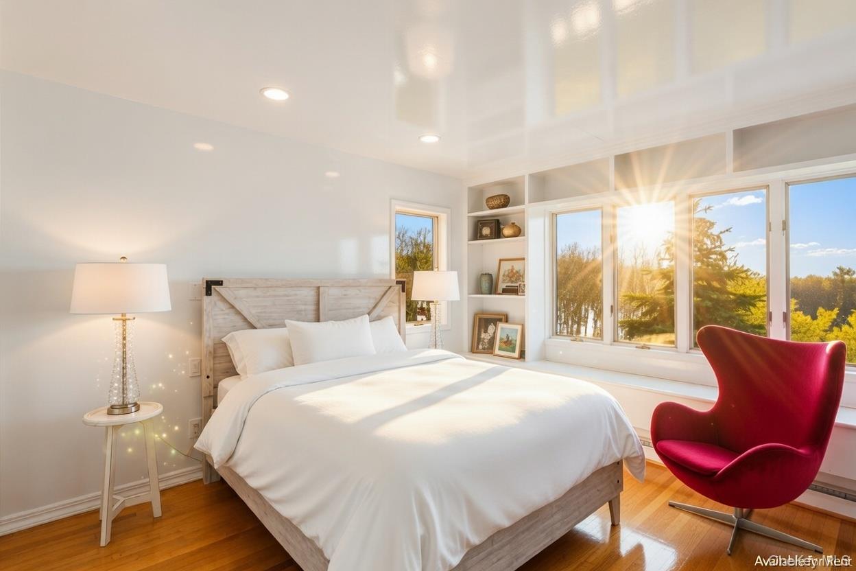 29 Huntting Road East Hampton, NY 11937 - Photo 23 of 29 a bedroom with a bed and wooden floor