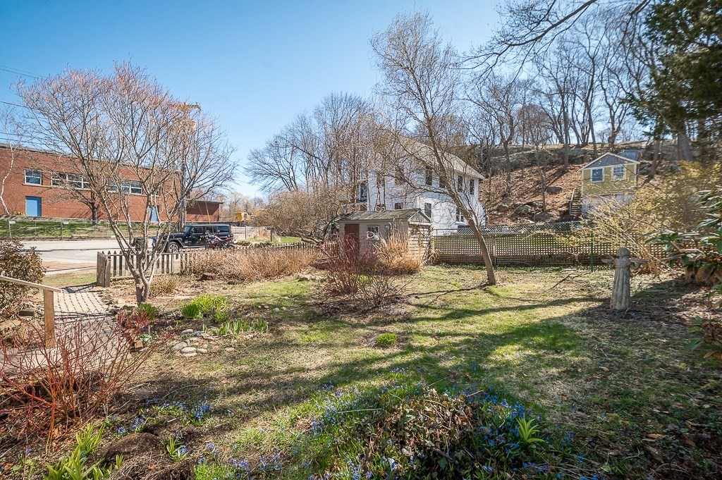 3 Davis St Extension Gloucester, MA 01930 - Photo 26 of 29 a view of a yard with a fountain