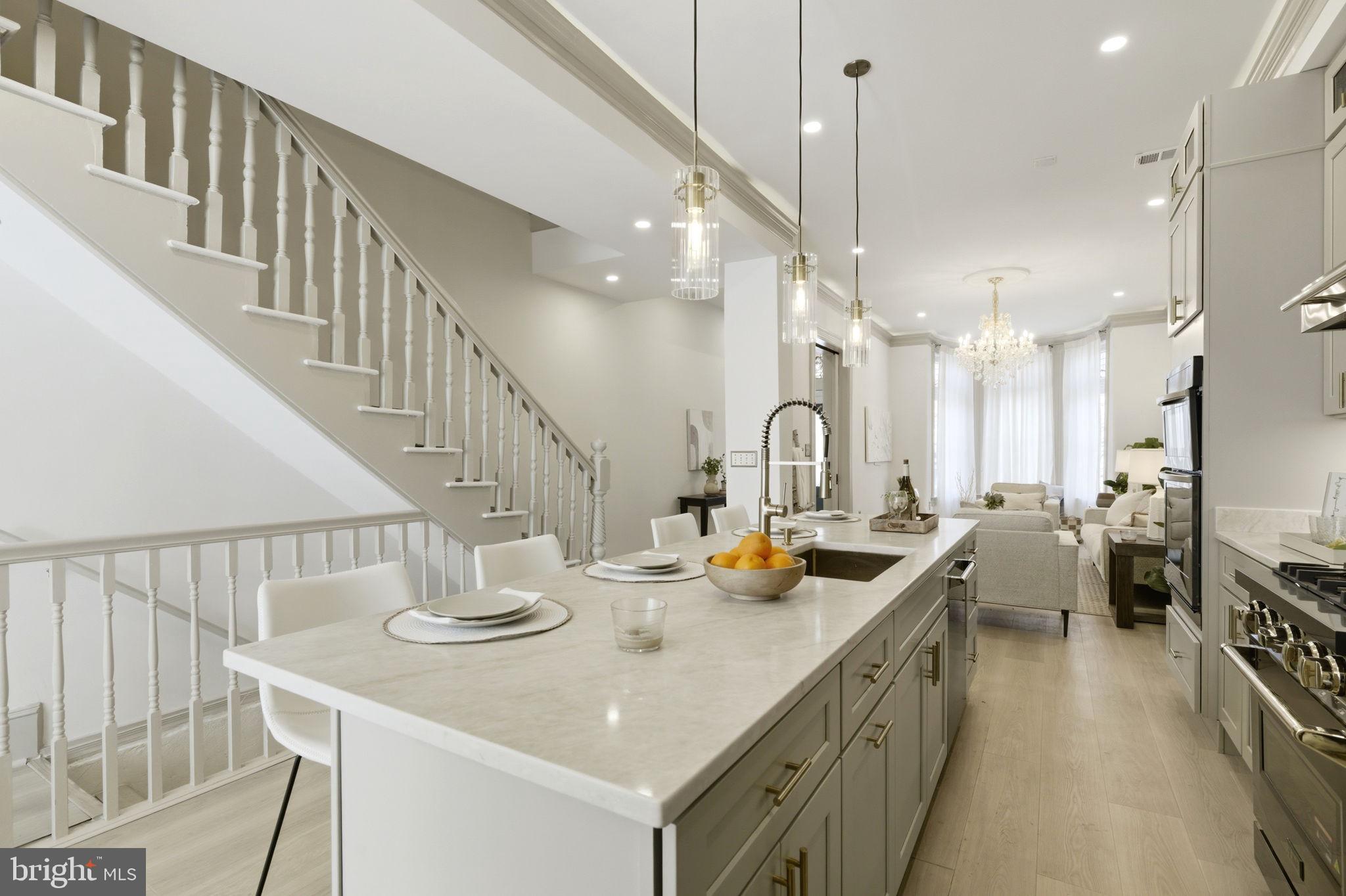 1210 T Street Northwest Washington, DC 20009 - Photo 11 of 41 a kitchen that has a lot of cabinets in it