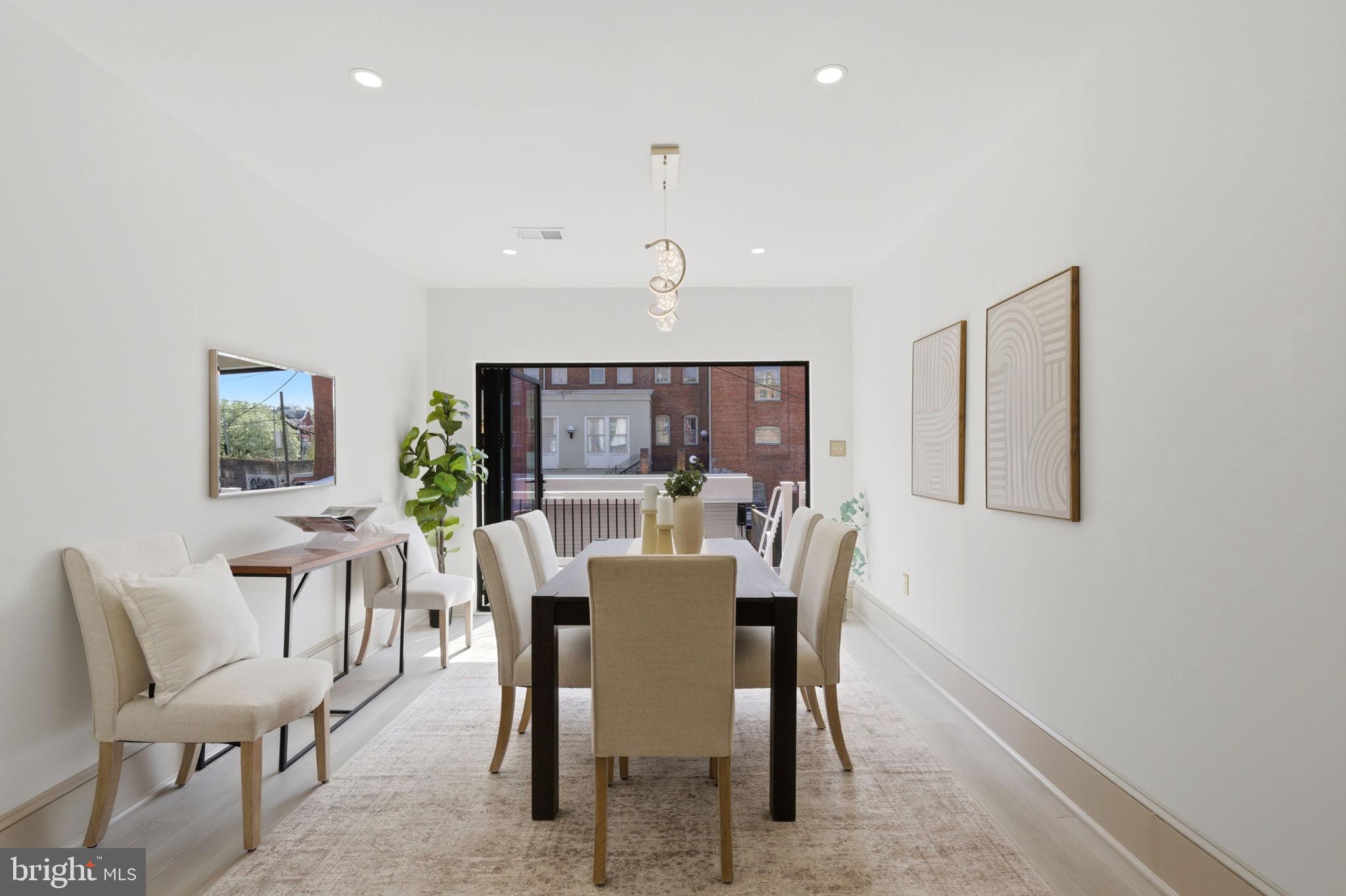 1210 T Street Northwest Washington, DC 20009 - Photo 14 of 41 a view of a dining room with furniture