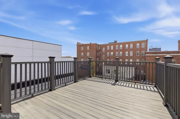 a view of a roof deck