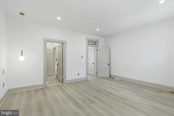 a view of an empty room