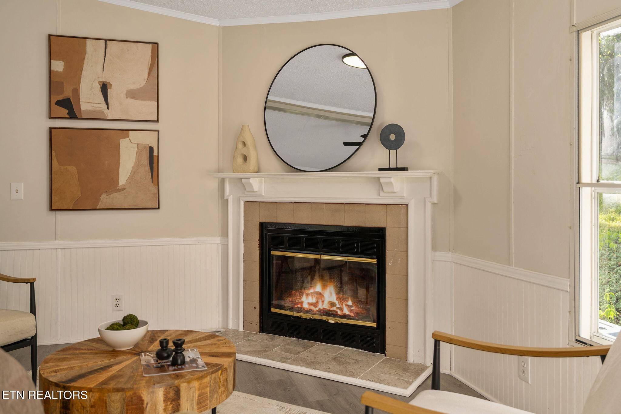 3315 Chuckey Highway Limestone, TN 37681 - Photo 12 of 40 a living room with furniture a fireplace and a window