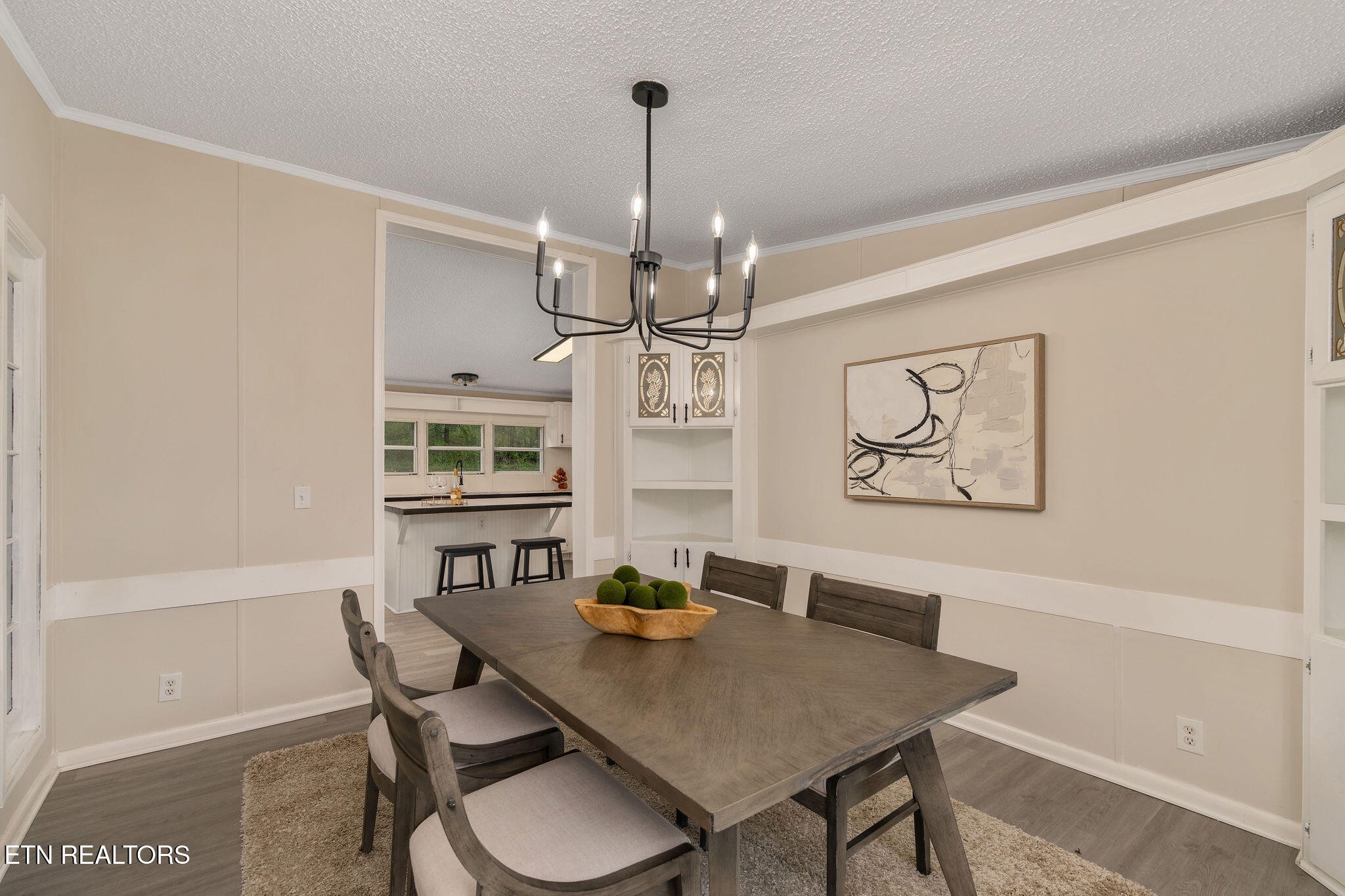 3315 Chuckey Highway Limestone, TN 37681 - Photo 21 of 40 a view of a dining room with furniture and wooden floor
