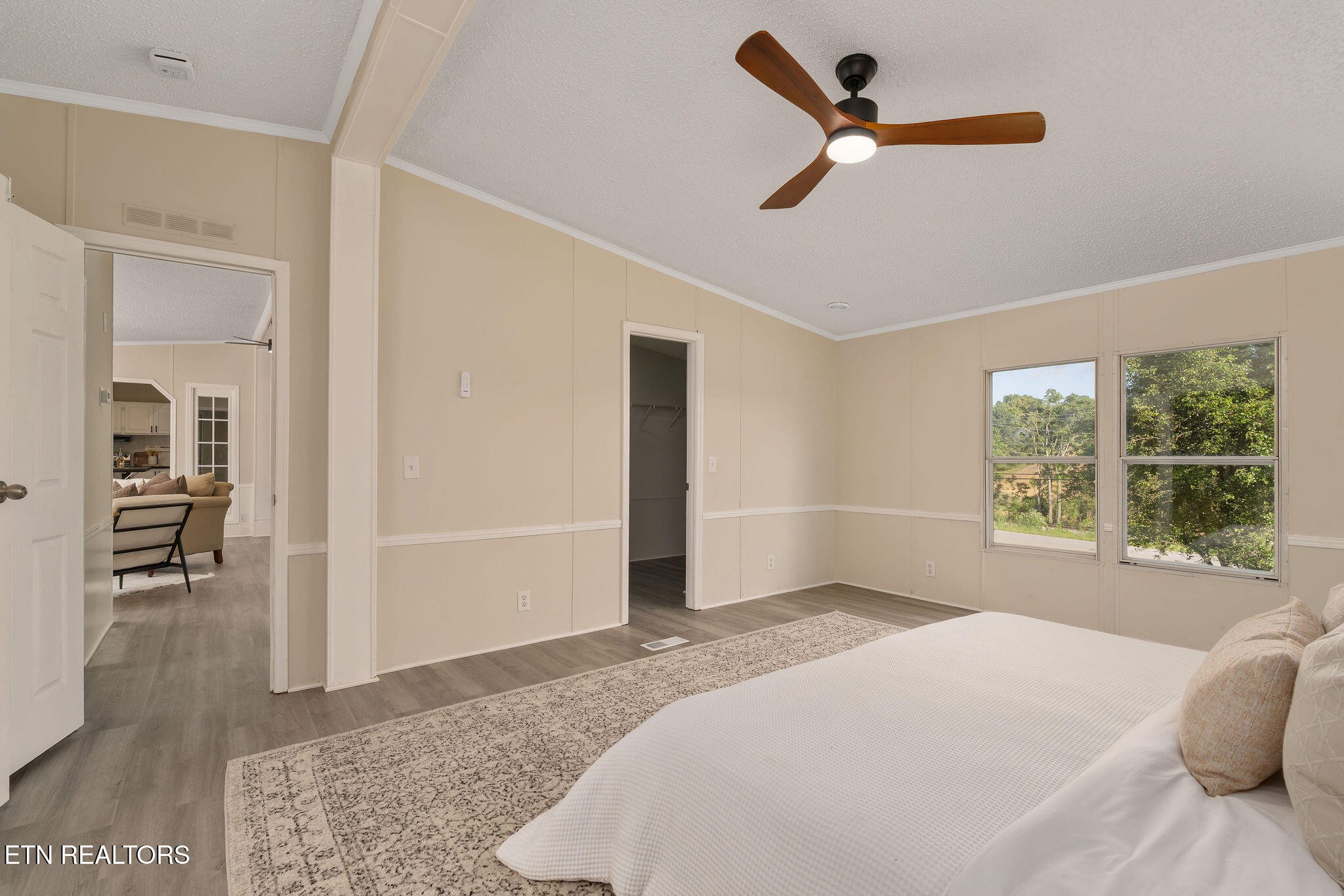 3315 Chuckey Highway Limestone, TN 37681 - Photo 27 of 40 a bedroom with a bed and a large window