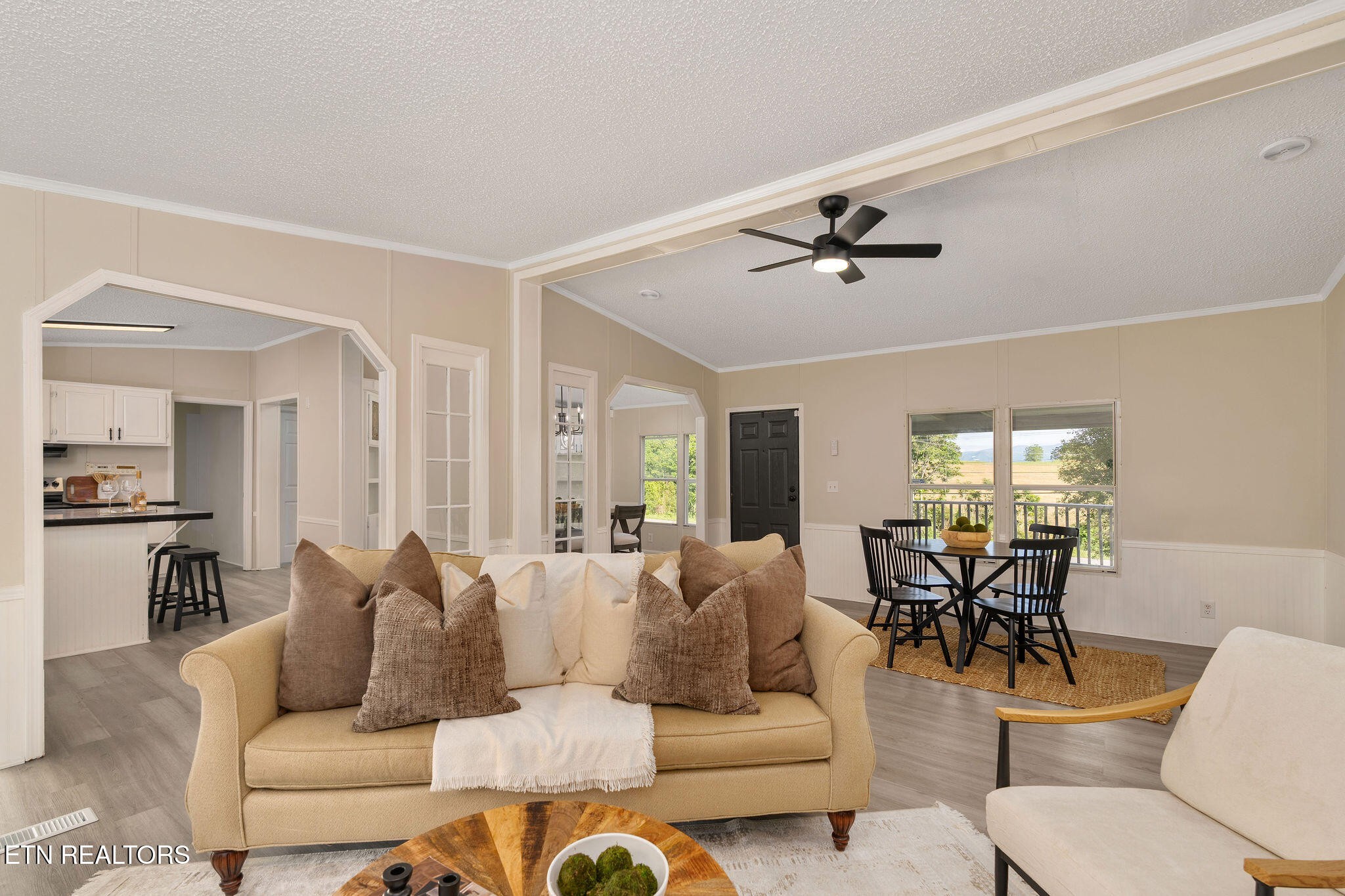 3315 Chuckey Highway Limestone, TN 37681 - Photo 5 of 40 a living room with furniture and view of kitchen