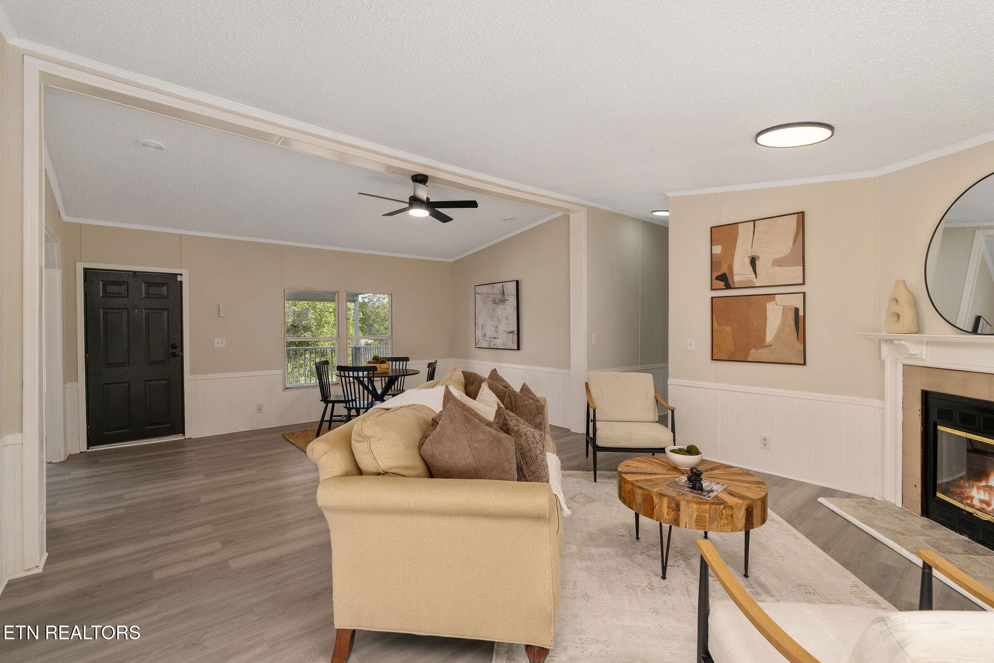 3315 Chuckey Highway Limestone, TN 37681 - Photo 6 of 40 a living room with furniture and a fireplace