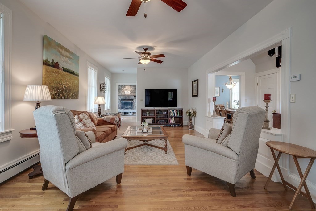 349 Boston Road Billerica, MA 01821 - Photo 13 of 41 a living room with furniture and a flat screen tv