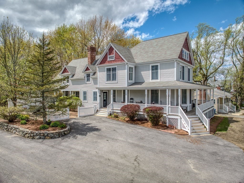 349 Boston Road Billerica, MA 01821 - Photo 34 of 41 a front view of a house with garden
