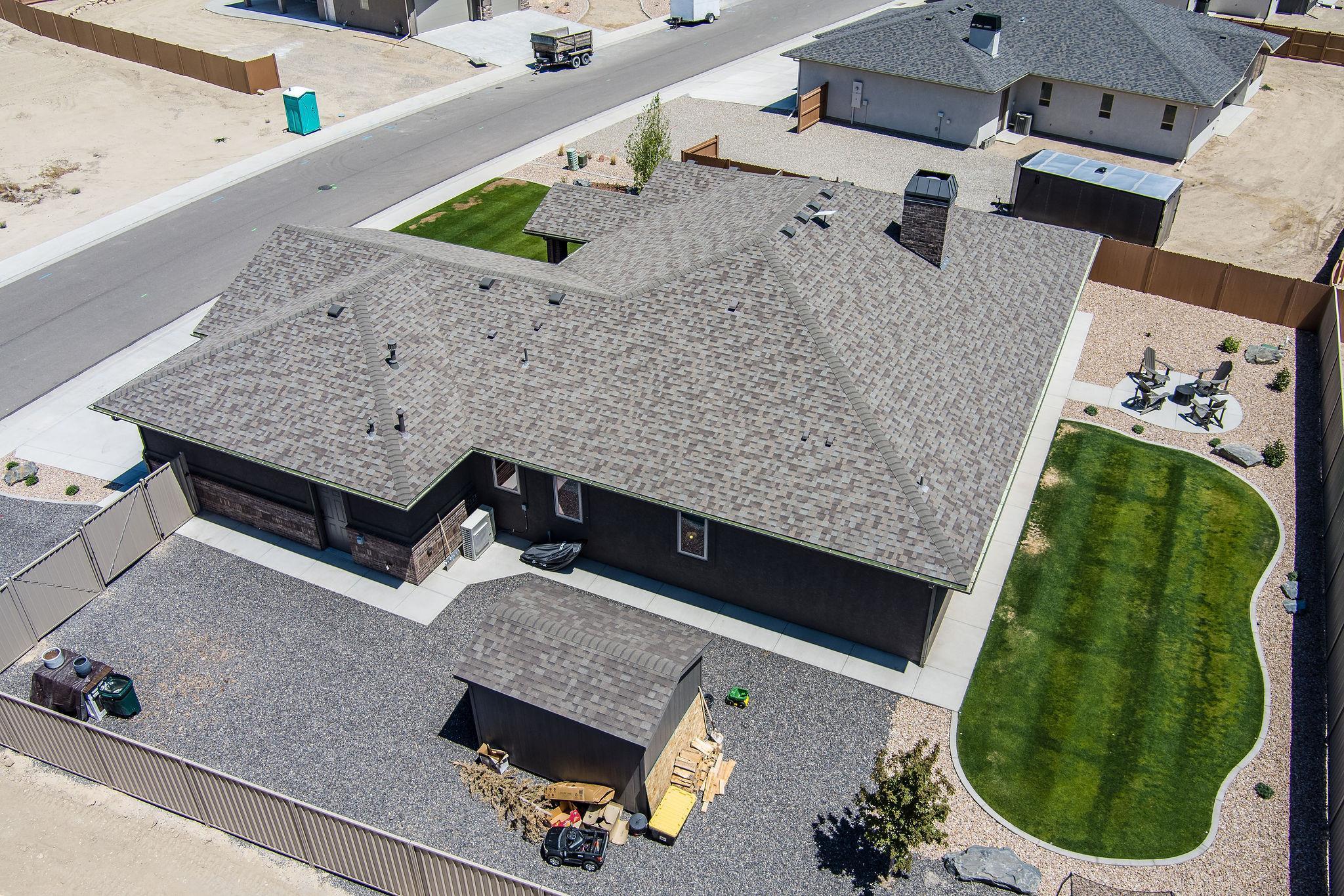 2639 Emerald Ridge Lane Grand Junction, CO 81506 - Photo 42 of 42 an aerial view of a house with a garden