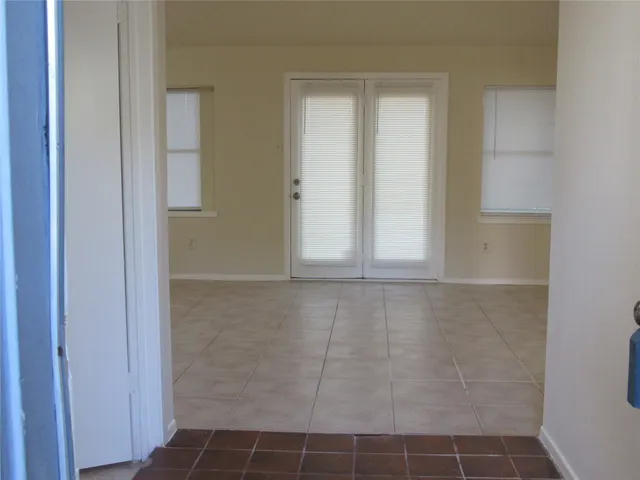 a bathroom with a window