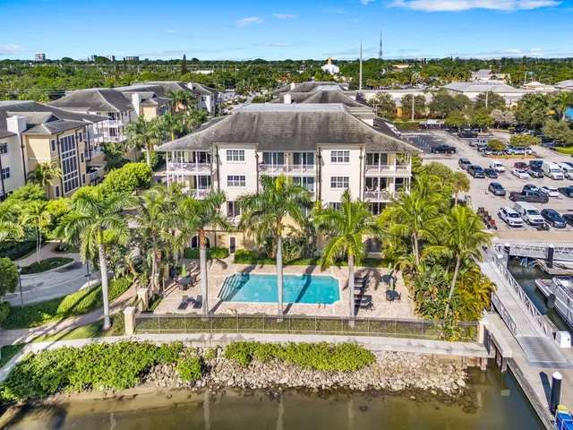 an aerial view of a large mirror