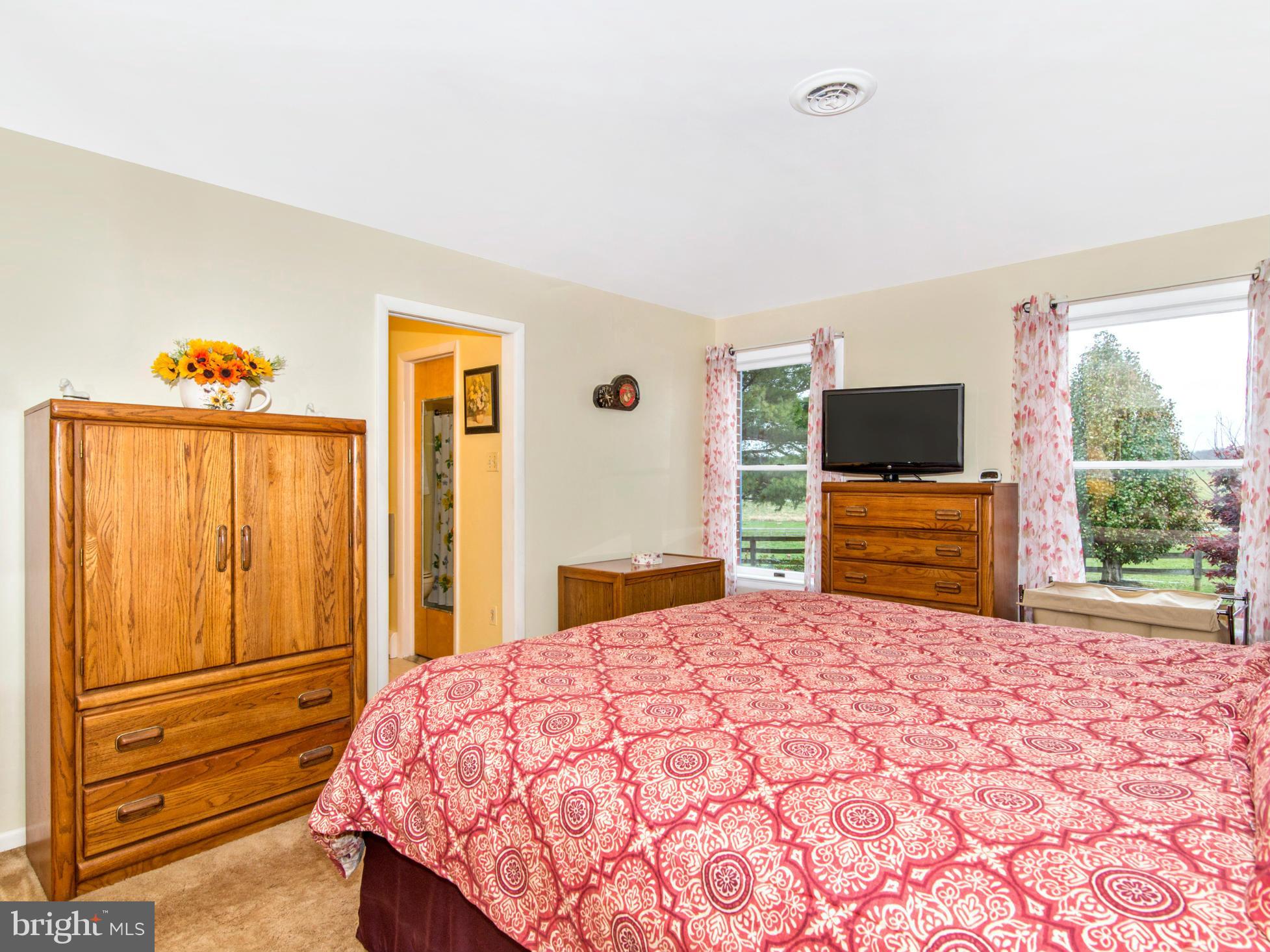 14040 Liberty Road Union Bridge, MD 21791 - Photo 12 of 30 a bedroom with a bed and a flat screen tv