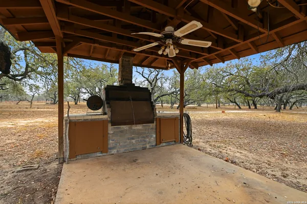 a view of a mountain with a outdoor space