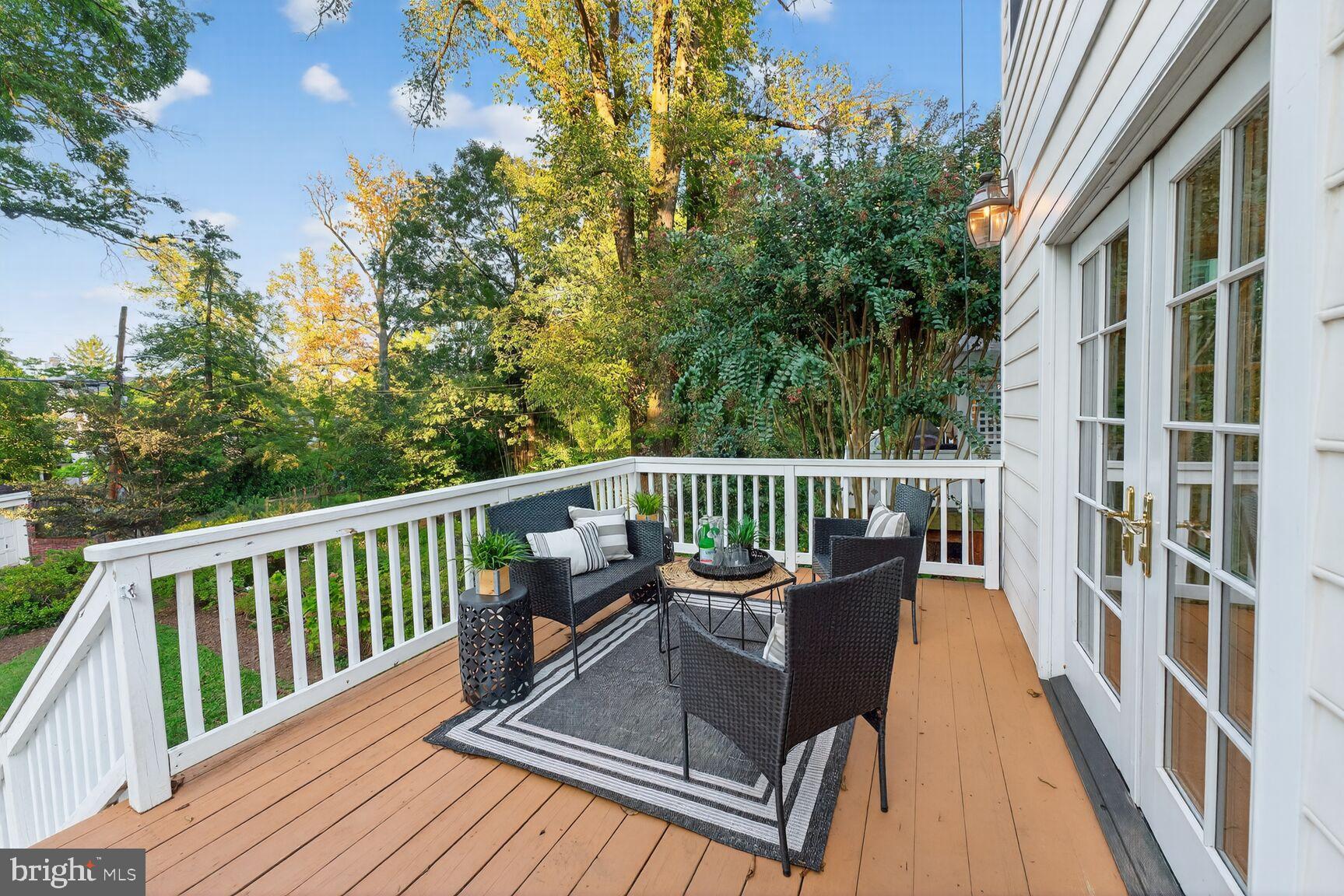 3293 Worthington Street Northwest Washington, DC 20015 - Photo 12 of 45 a view of balcony with furniture