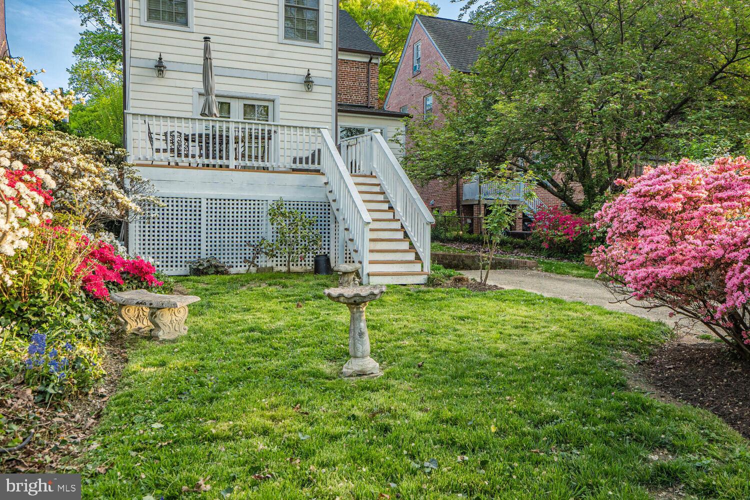 3293 Worthington Street Northwest Washington, DC 20015 - Photo 38 of 45 a view of a house with a yard