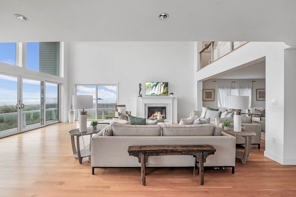 13 Goldthwait Road Marblehead, MA 01945 - Photo 18 of 40 a living room with furniture and a fireplace