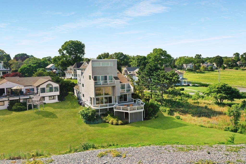 13 Goldthwait Road Marblehead, MA 01945 - Photo 3 of 40 a aerial view of a house with a big yard