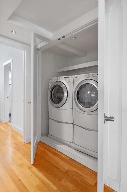 13 Goldthwait Road Marblehead, MA 01945 - Photo 32 of 40 a view of a storage & utility room with wooden floor